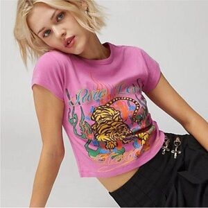 Urban Outfitters Pink Graphic Tee